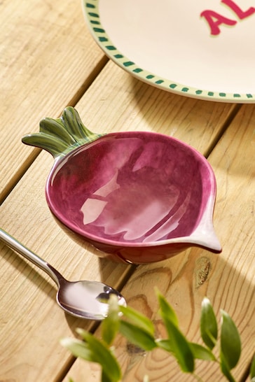 Purple Radish Small Serve Bowl