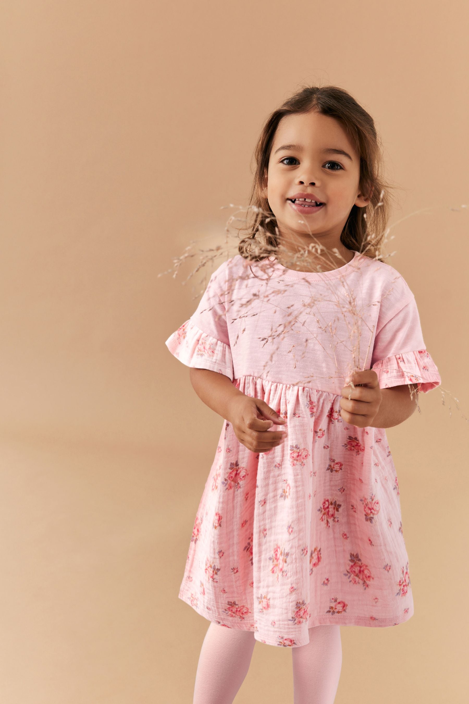 Buy Pink Relaxed Day Dress and Leggings Set 3mths 7yrs from Next Luxembourg