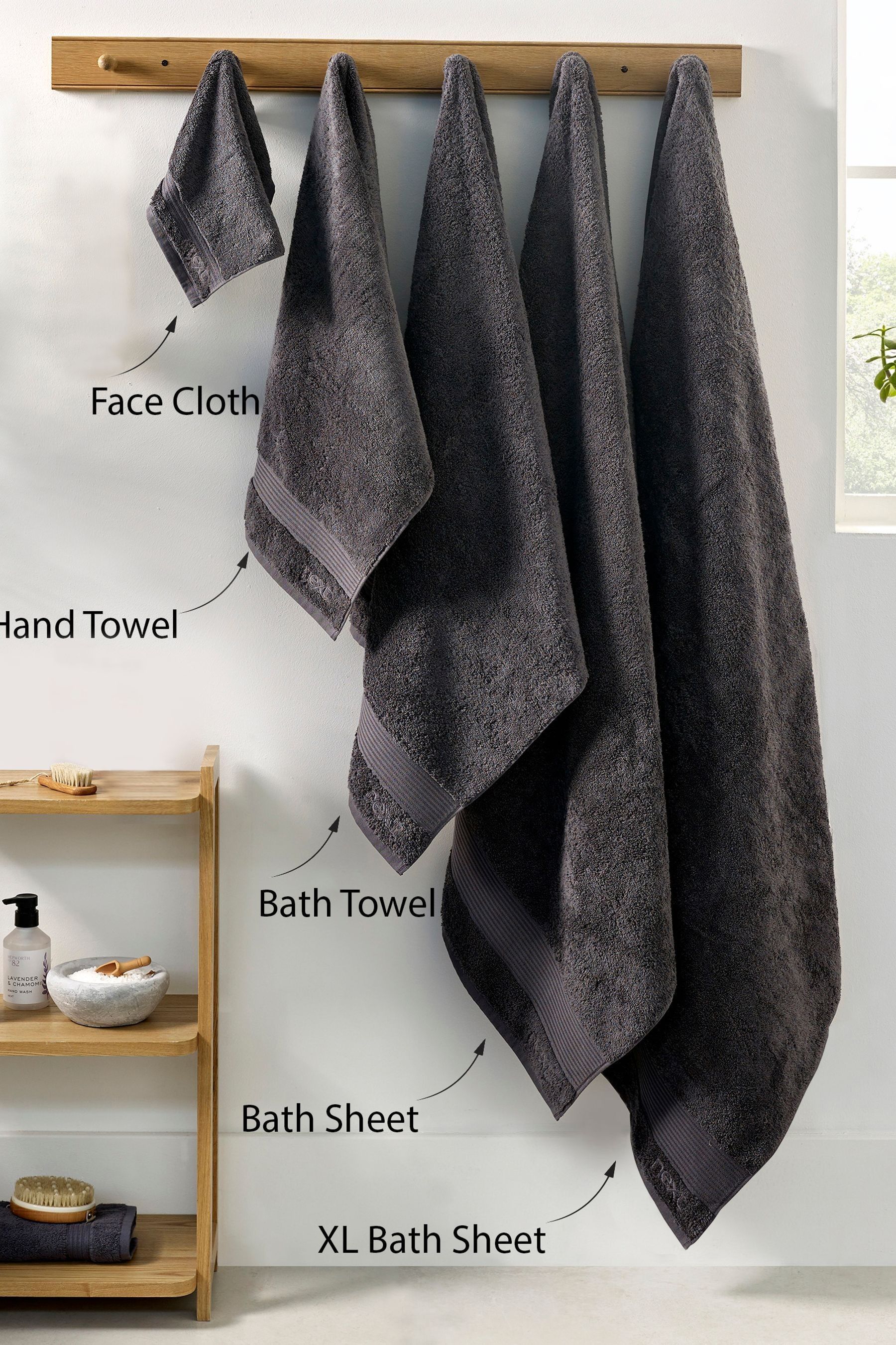 Black bath towel set clearance
