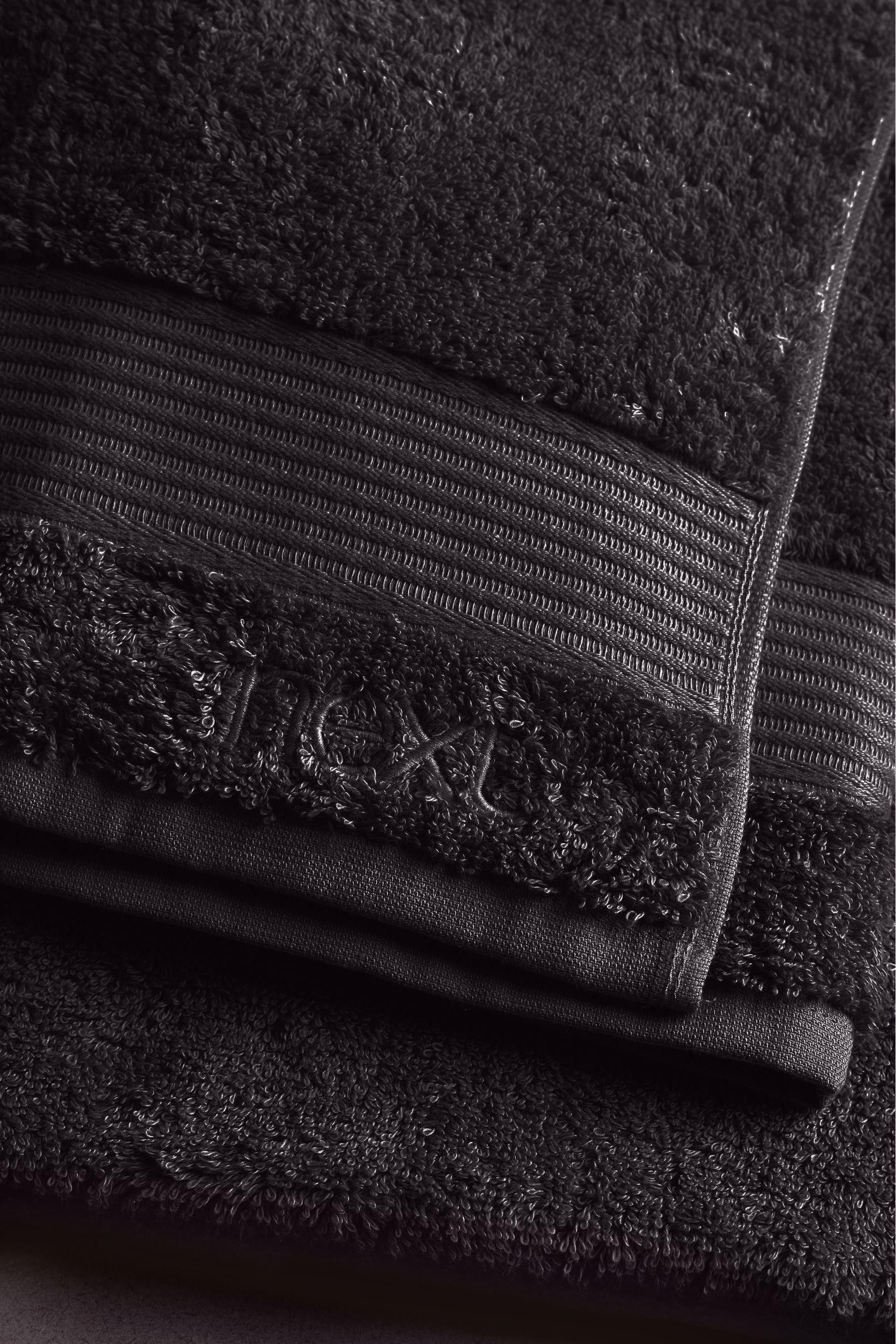 Buy Black Egyptian 100 Cotton Towel from Next Ireland