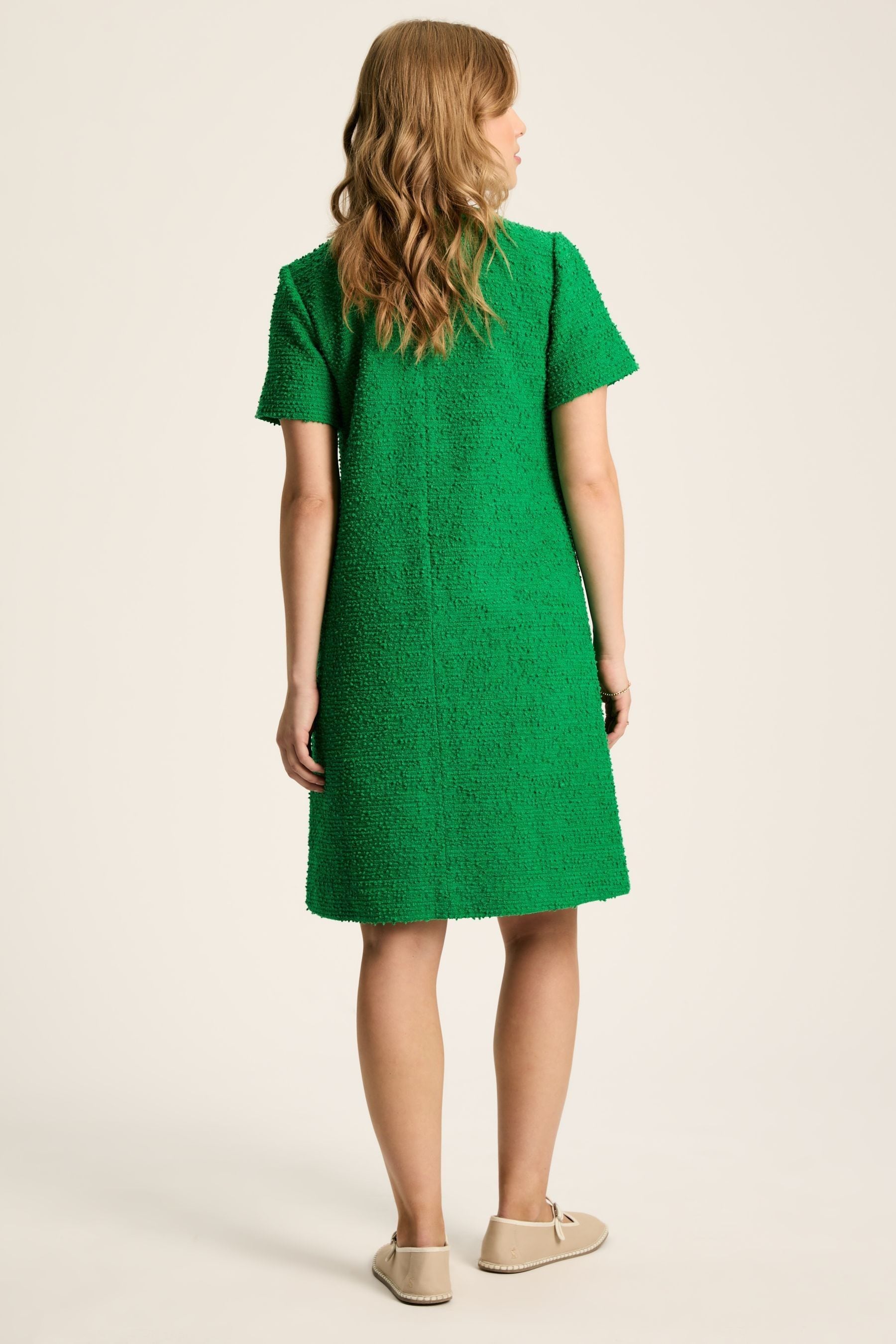 Buy Joules Celeste Green Mini Boucle Dress from the Next UK online shop