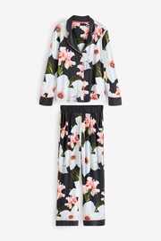 B by Ted Baker Charcoal Grey Jersey Viscose Button Through Pyjama Set - Image 9 of 11