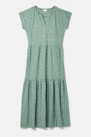 Joules Ariana Green Jersey Tiered Dress - Image 7 of 7