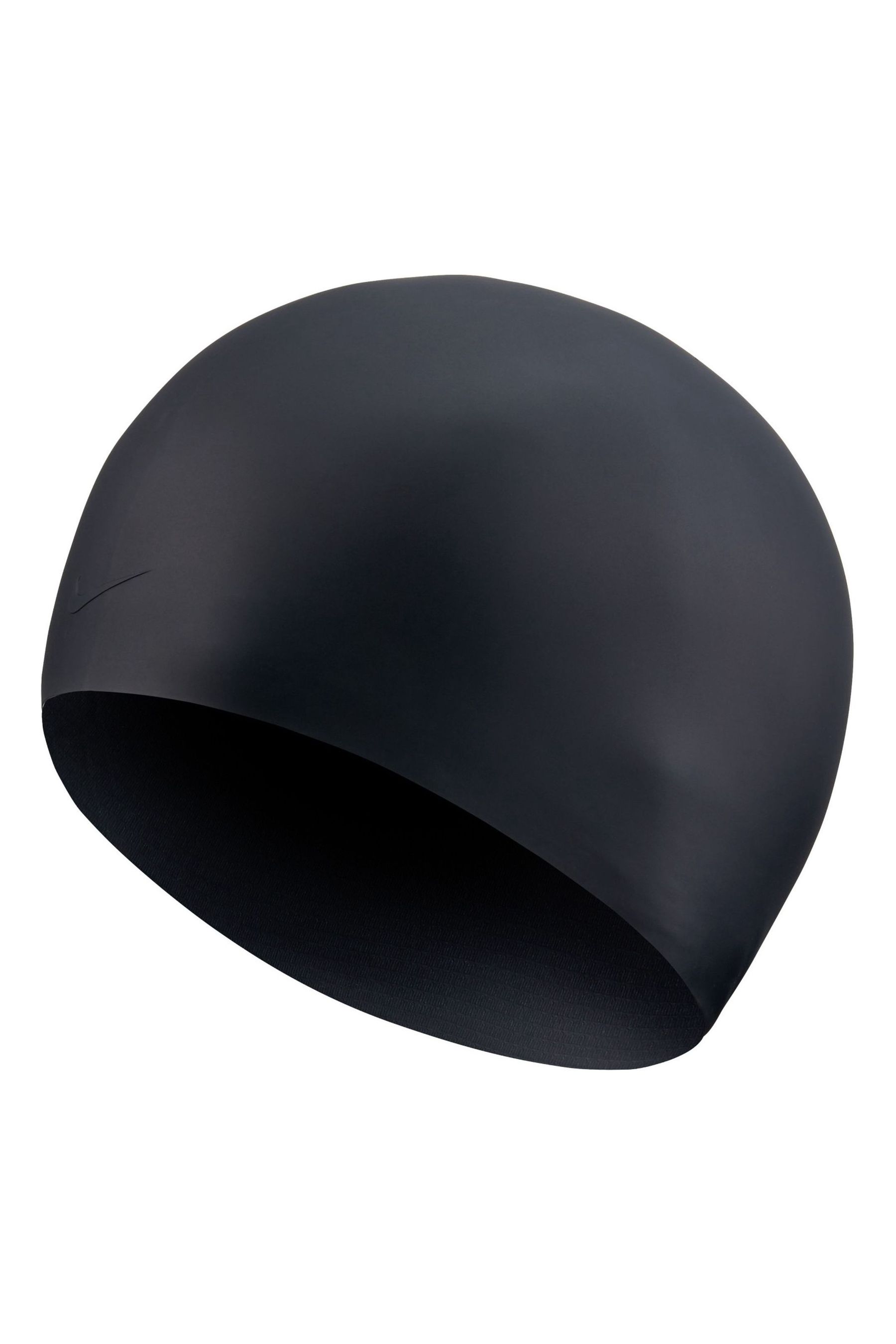 Nike Black Long Hair Swim Cap