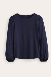 Boden Blue Supersoft Long Sleeve Top - Image 5 of 5