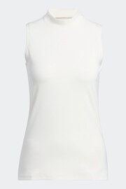 adidas Golf Womens Ultimate 365 Sleeveless Mock Neck T-Shirt - Image 7 of 7