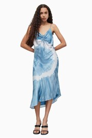 AllSaints Blue Alexia Mariana Dress - Image 2 of 5
