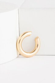 10 Carat Gold Plated N. Premium Chunky Ear Cuff Made With Recycled Brass - Image 4 of 4