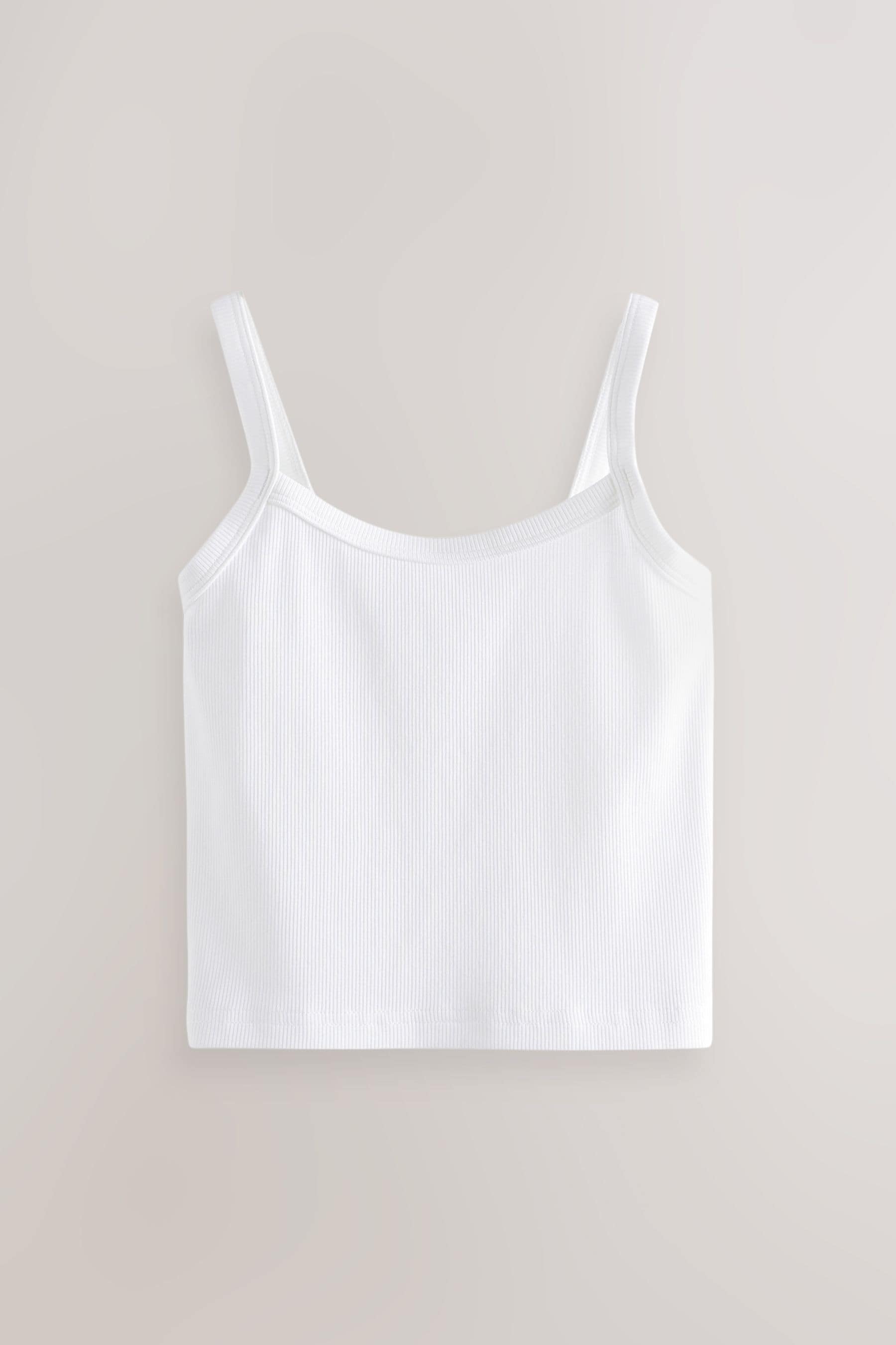 Plain white crop tank top new arrivals
