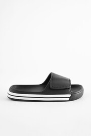 Black Stripe Sliders - Image 2 of 6