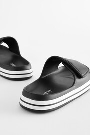 Black Stripe Sliders - Image 3 of 6