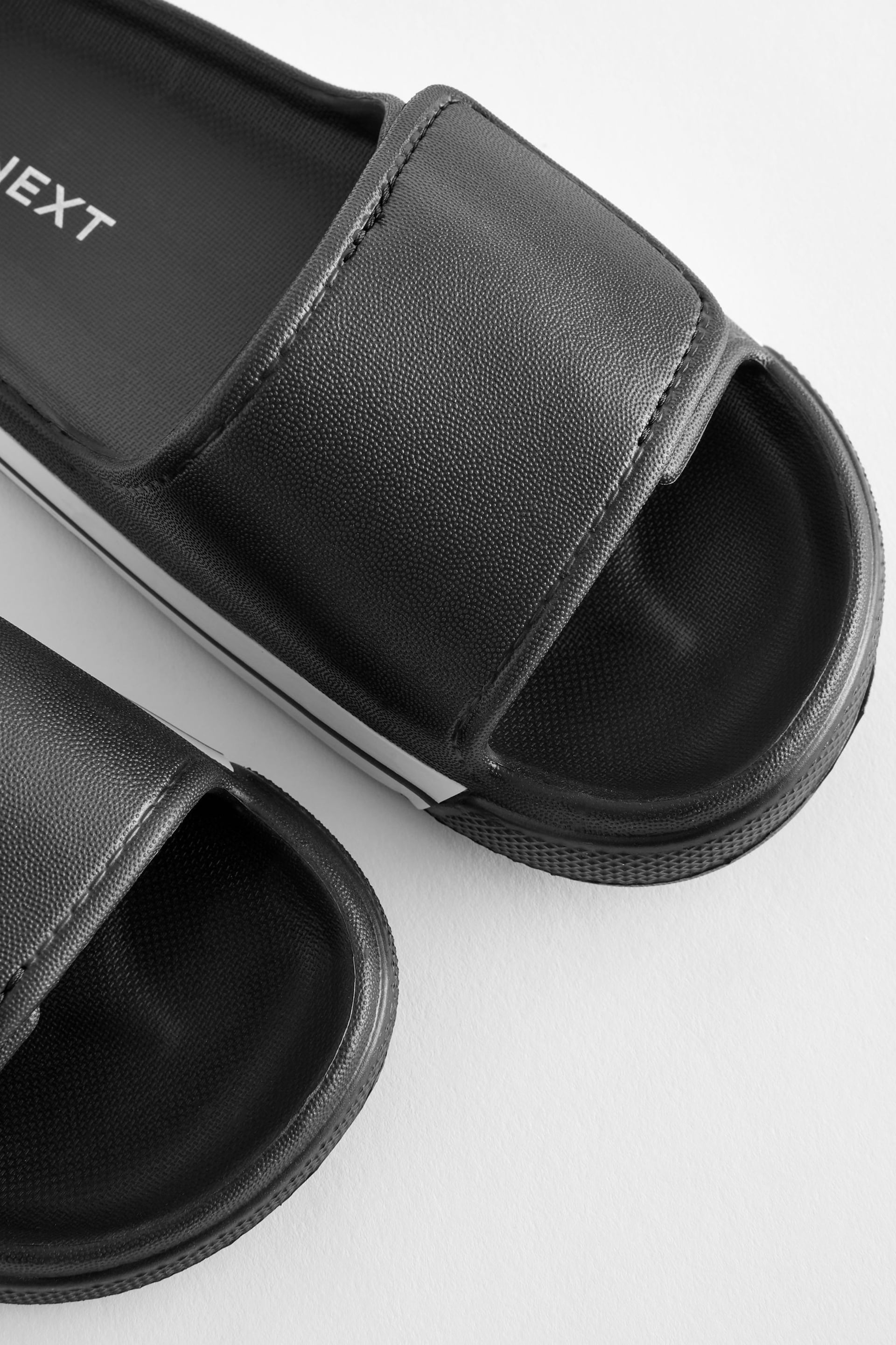 Black Stripe Sliders - Image 5 of 6