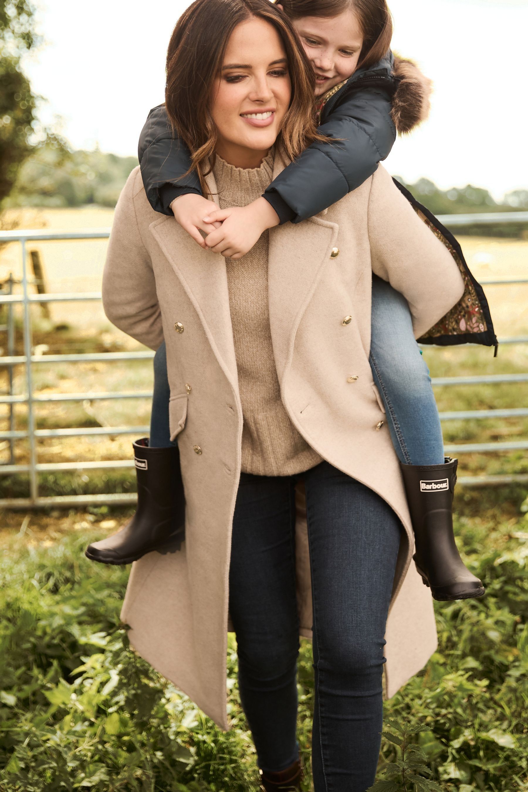 Infant barbour wellies on sale