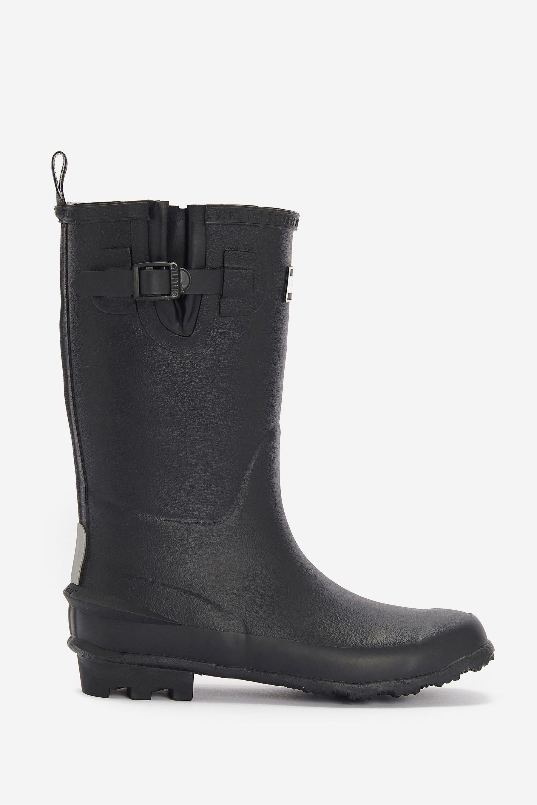 Barbour wellies kids sales Black