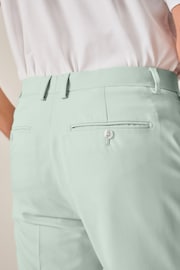 Mint Green Skinny Fit Motionflex Stretch Suit: Trousers - Image 4 of 7