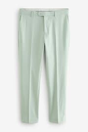 Mint Green Skinny Fit Motionflex Stretch Suit: Trousers - Image 6 of 7