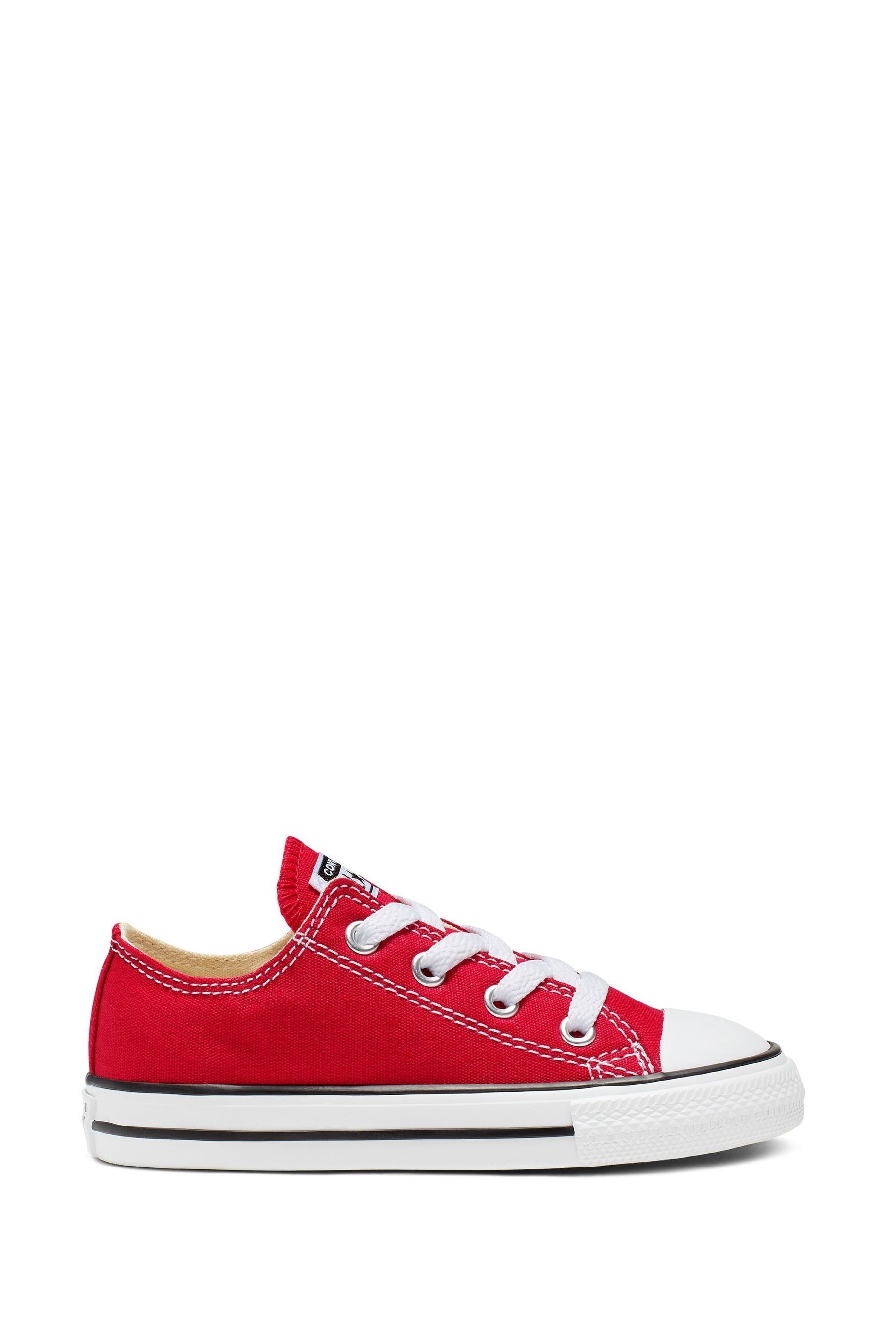 Buy Converse Red Chuck Ox Infant Trainers from Next Luxembourg