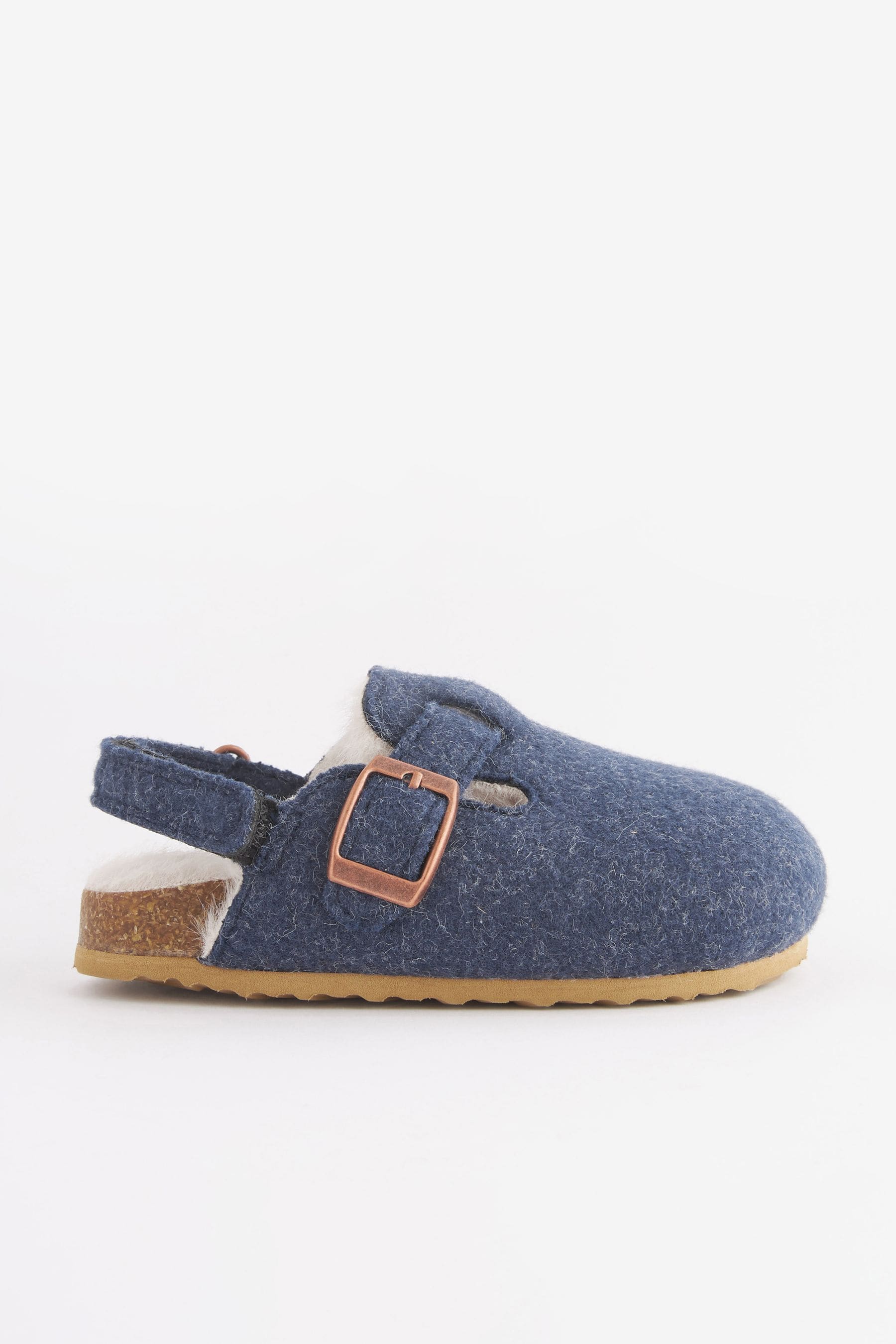 Navy shop blue slippers