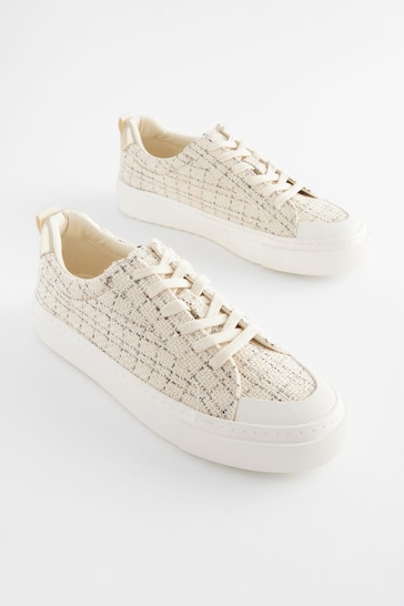 Neutral Forever Comfort Chunky Lace Up Trainers