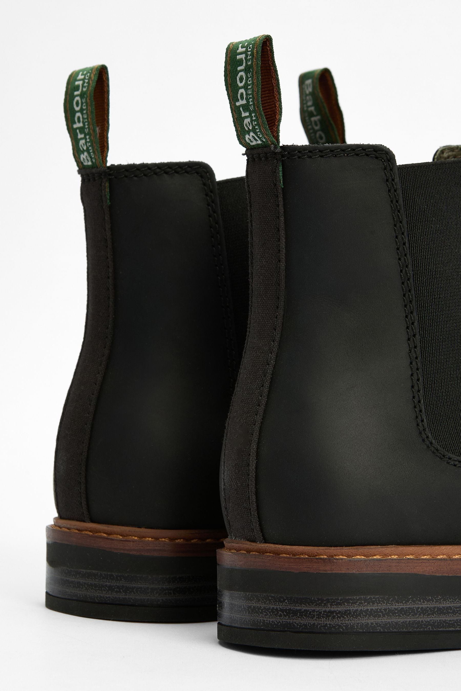 Barbour farsley chelsea boots black on sale