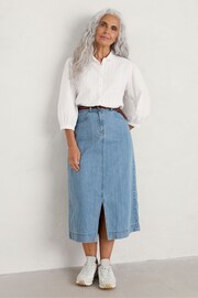 Seasalt Cornwall Blue Bowline Skirt - Image 3 of 5