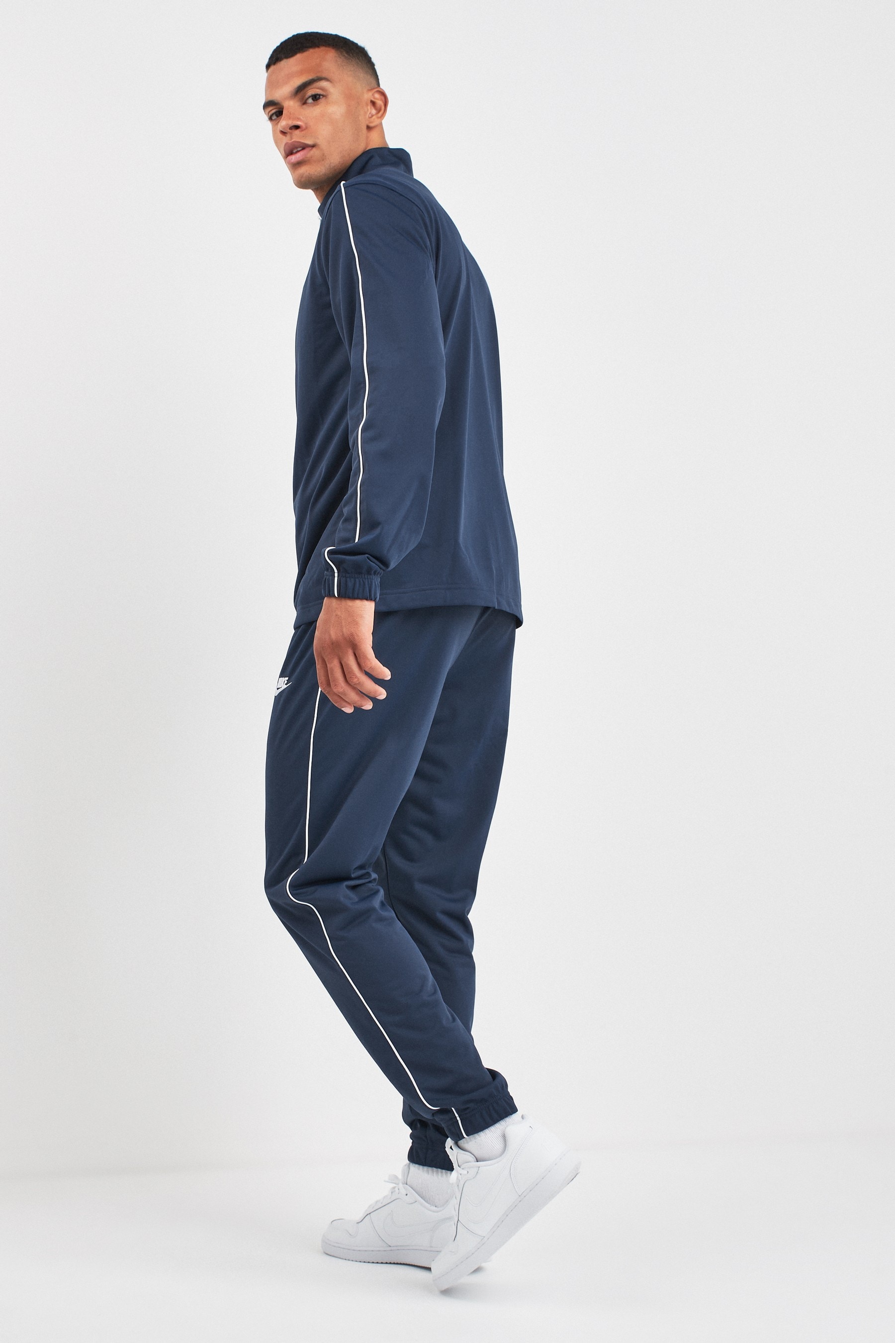 Nike navy tracksuit hotsell