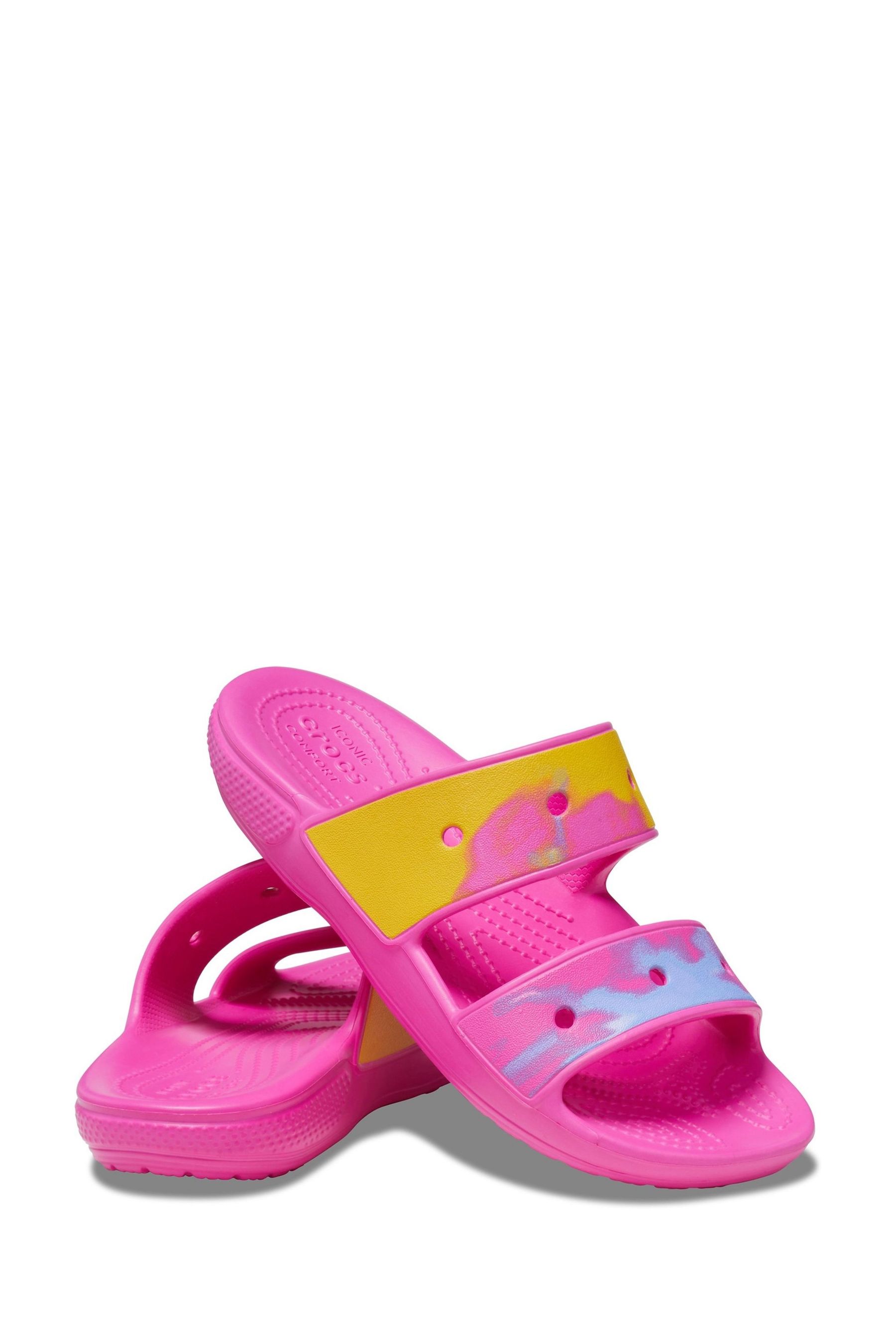 Pink ombre crocs store