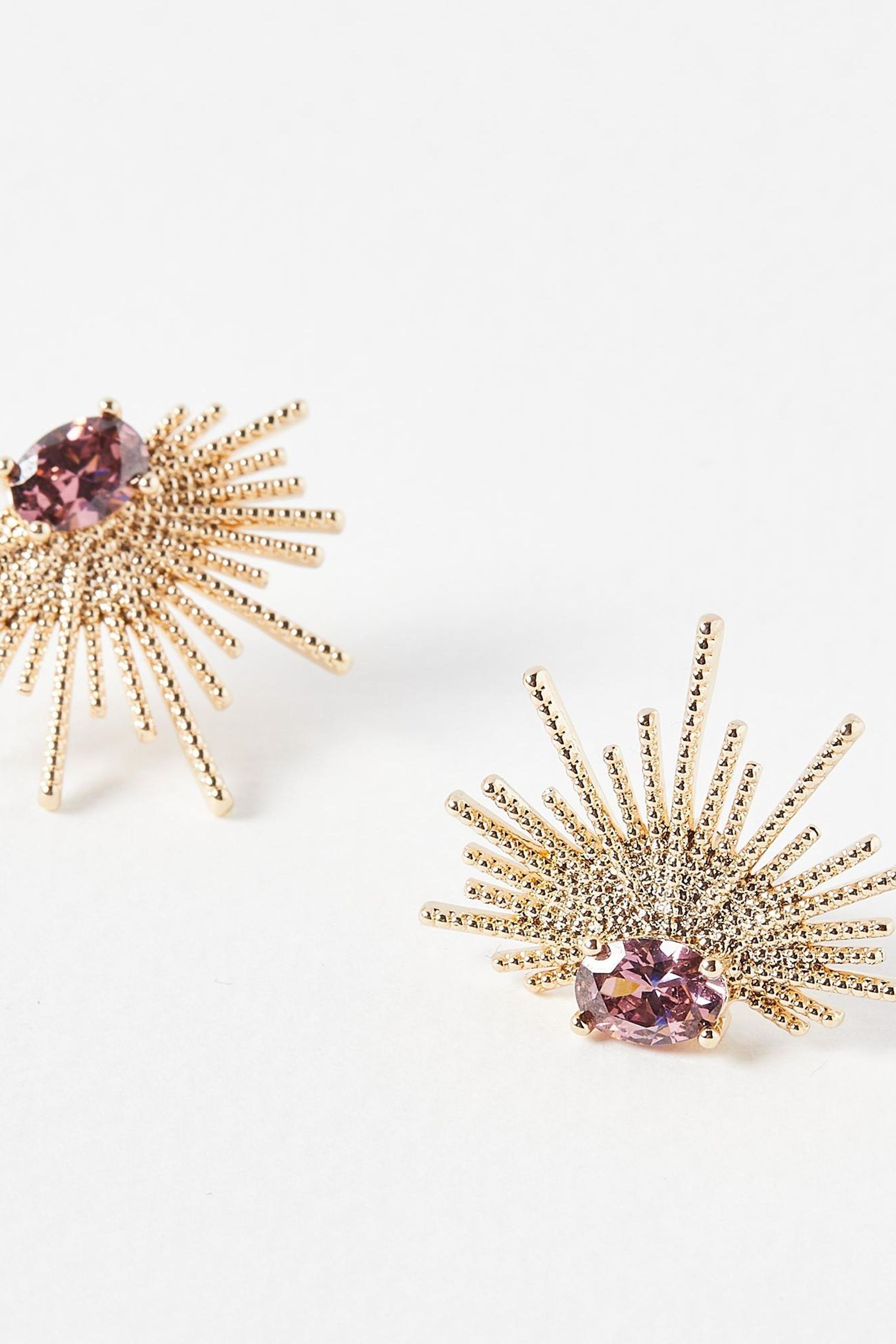 Oliver bonas pink earrings on sale