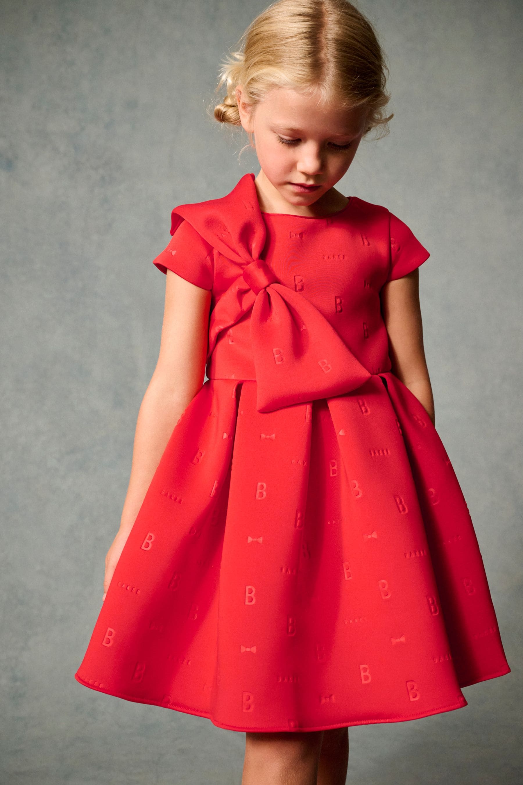 Ted baker red bow dress discount