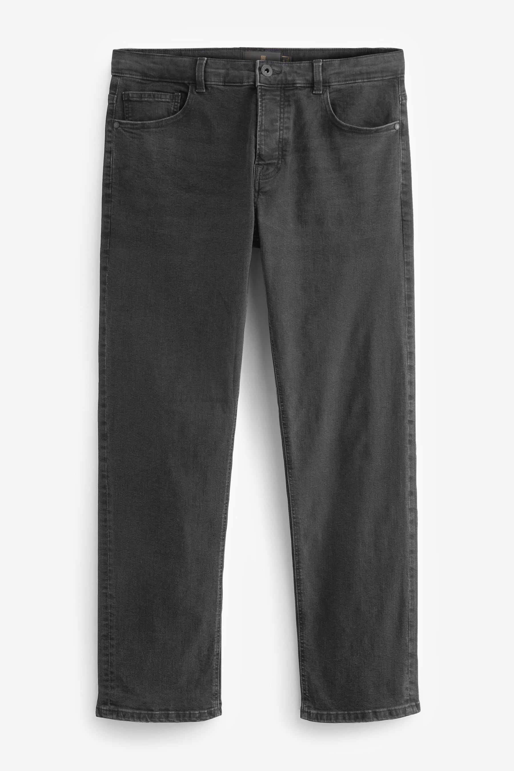 Buy Black Straight Classic Stretch Jeans from the Next UK online shop