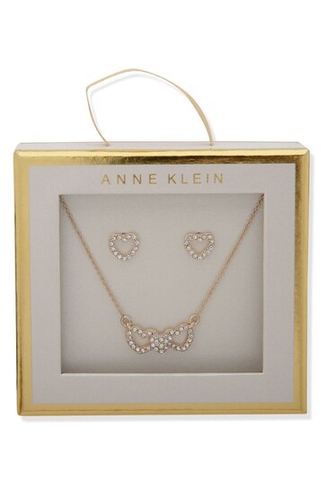 Anne Klein Ladies Pink Jewellery Set
