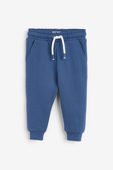 Blue/Grey/Navy 3 Pack Soft Touch Joggers (3mths-7yrs)