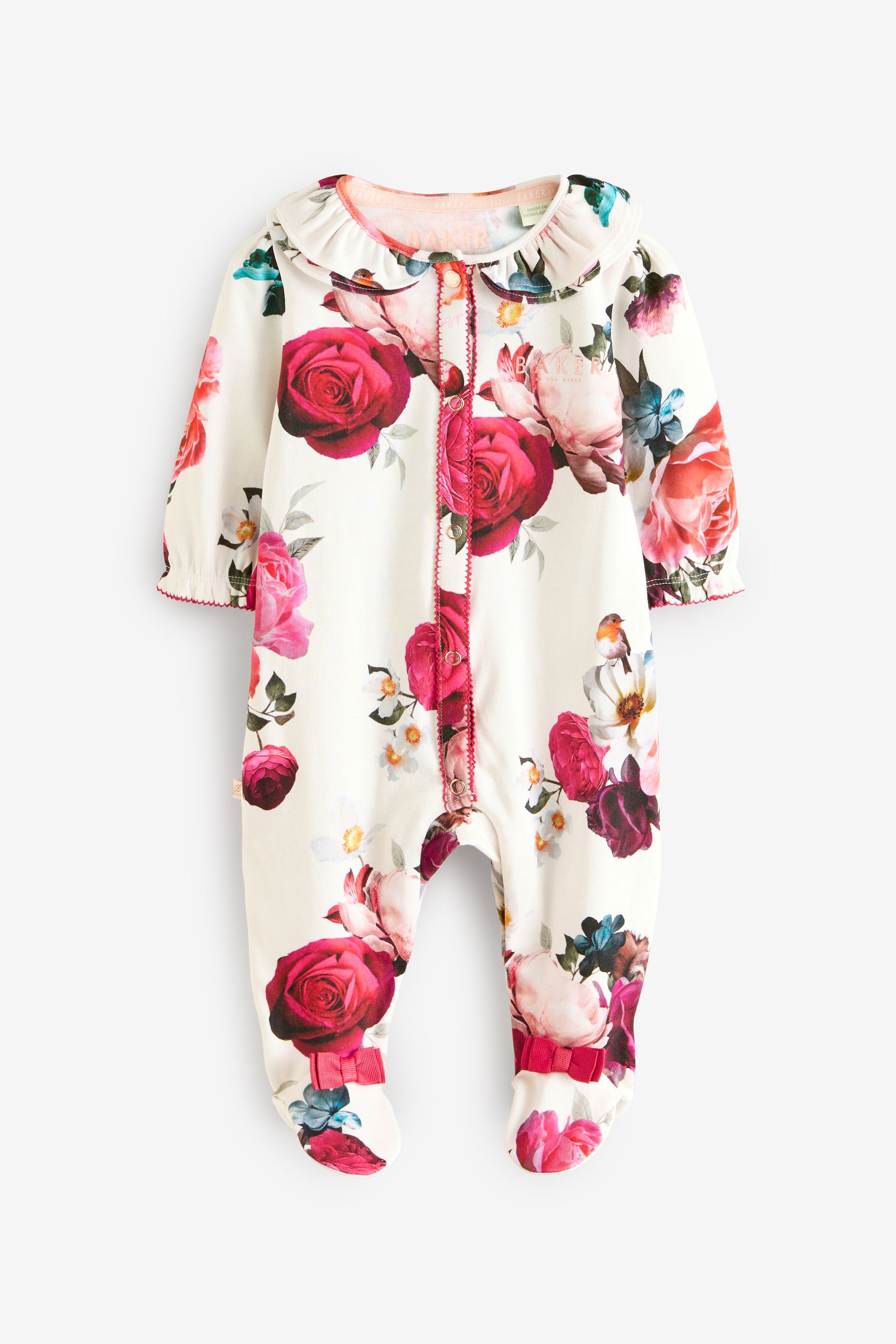 Buy Baker by Ted Baker 100 Cotton Sleepsuits 3 Pack from the Next UK online shop