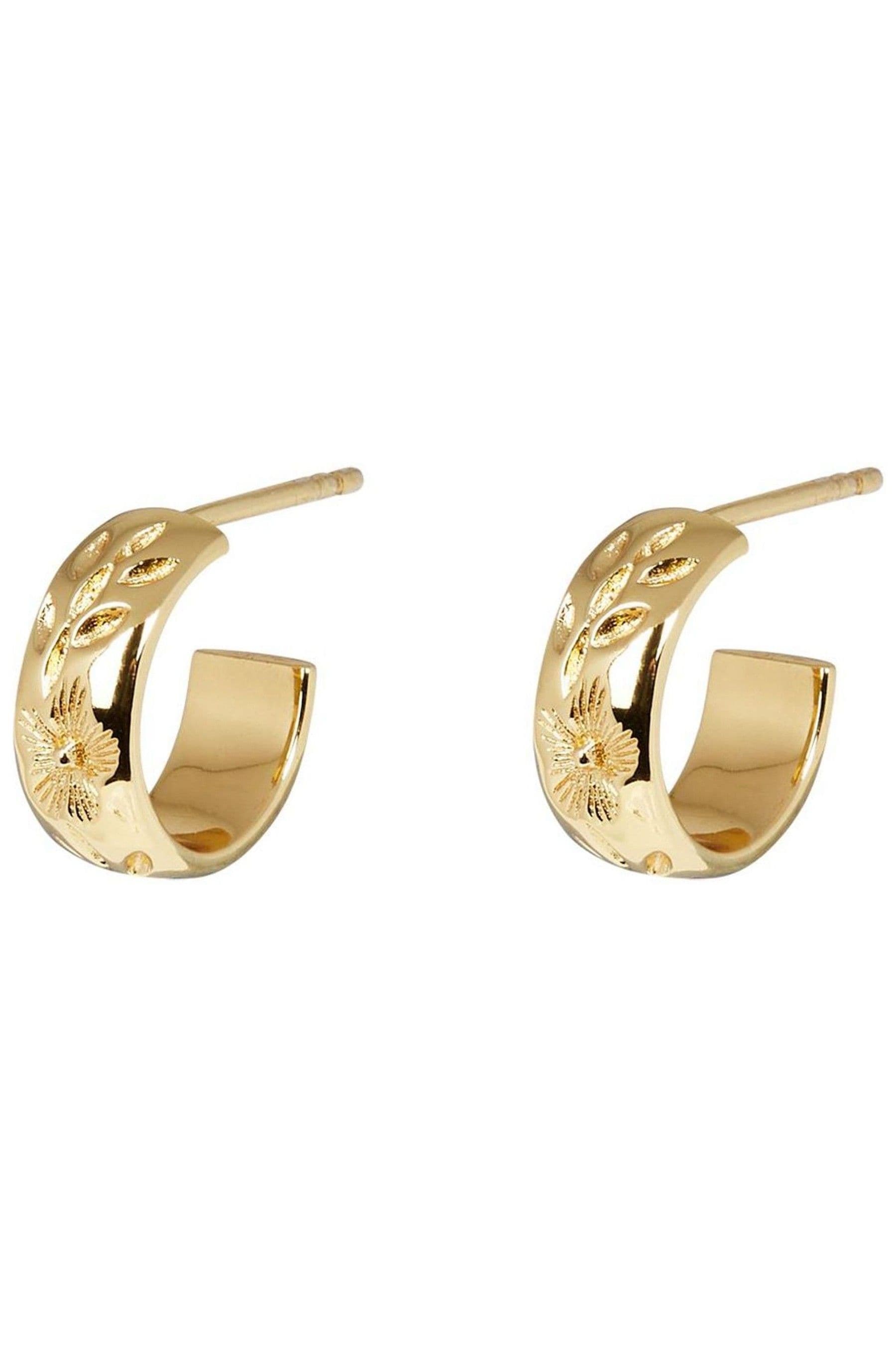 Oliver bonas sales gold hoop earrings