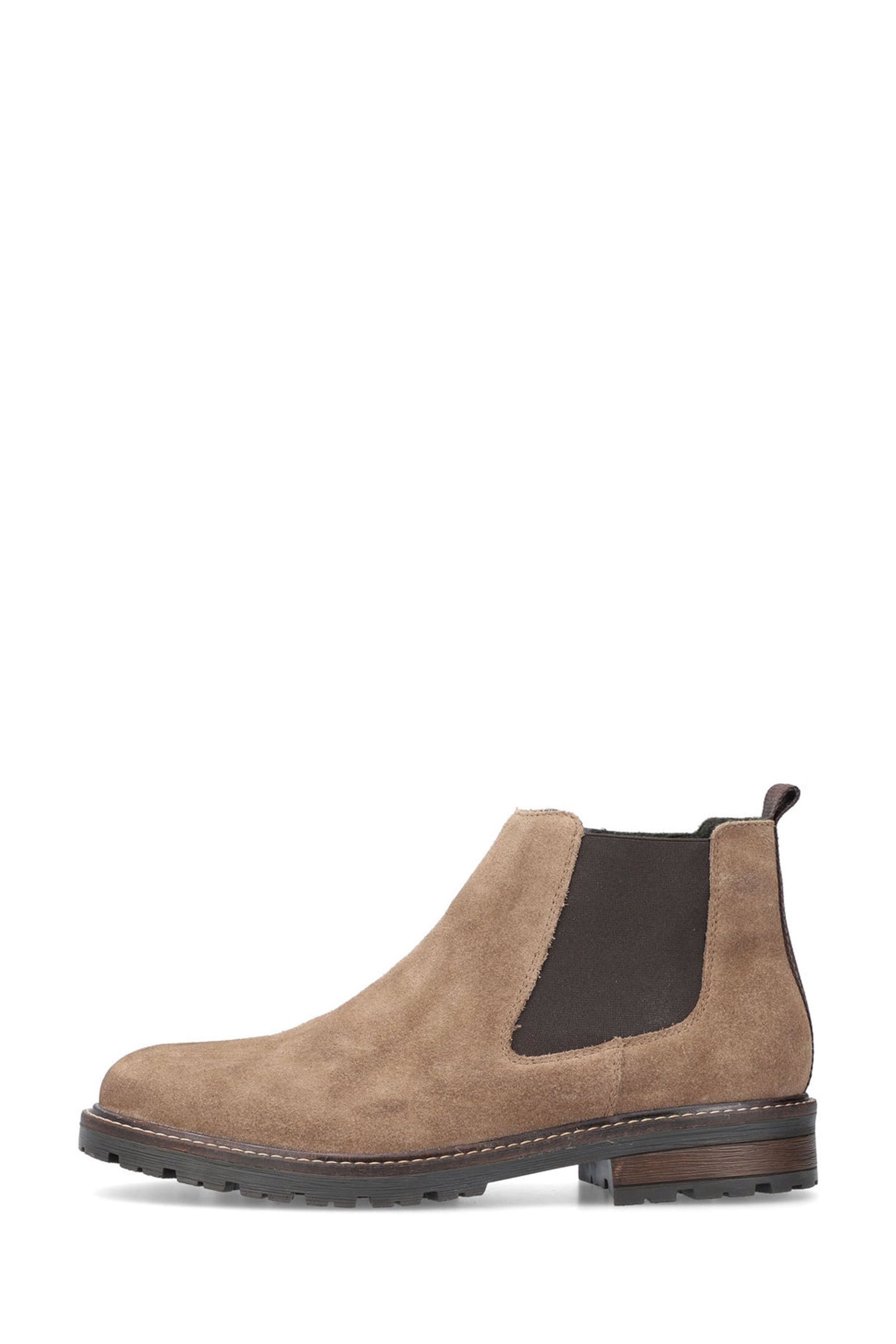 Rieker Mens Zipper Brown Boots - Image 2 of 11