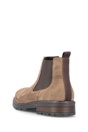 Rieker Mens Zipper Brown Boots - Image 5 of 11