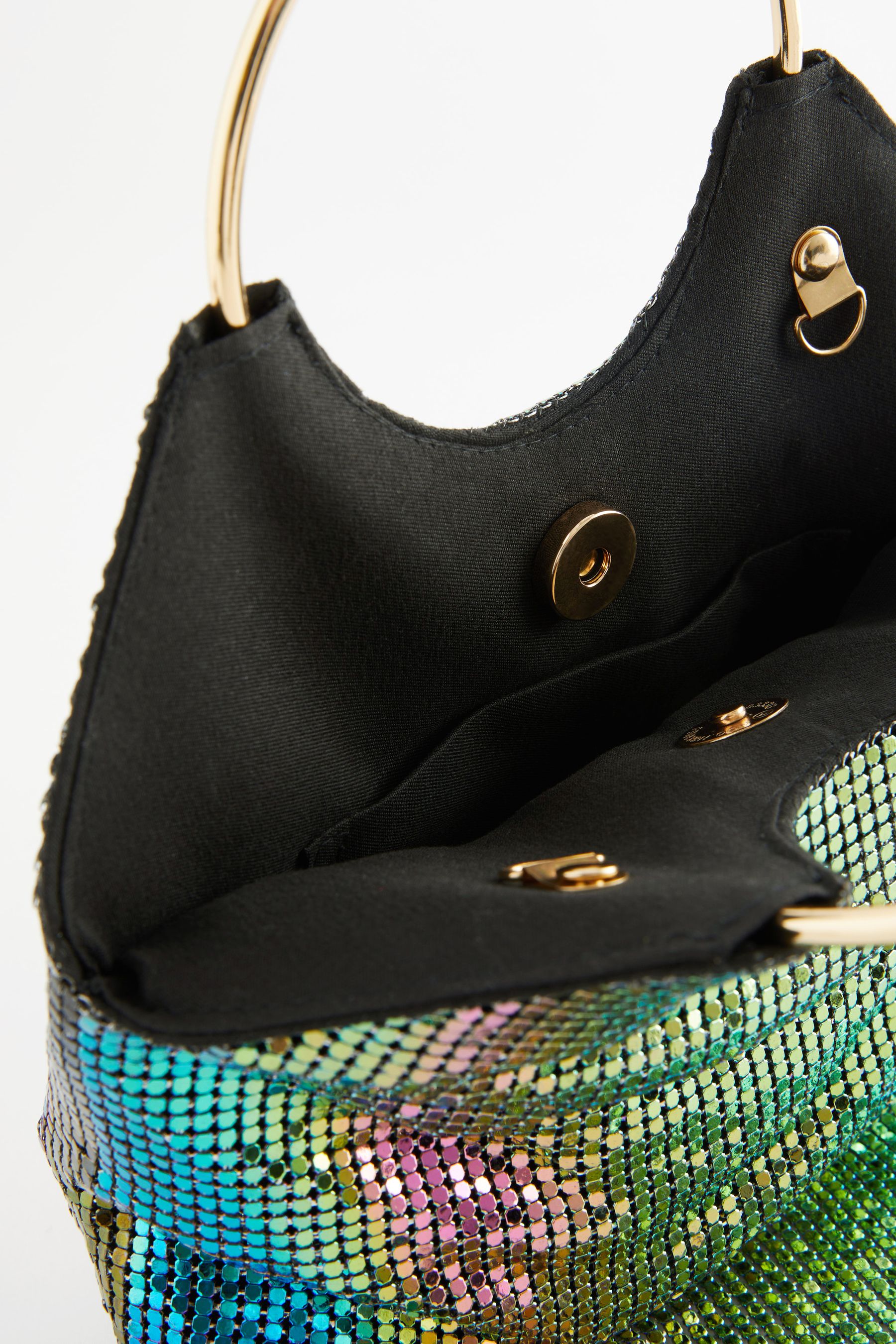 Buy Rainbow Chain Mail Sparkle Bag from Next Luxembourg