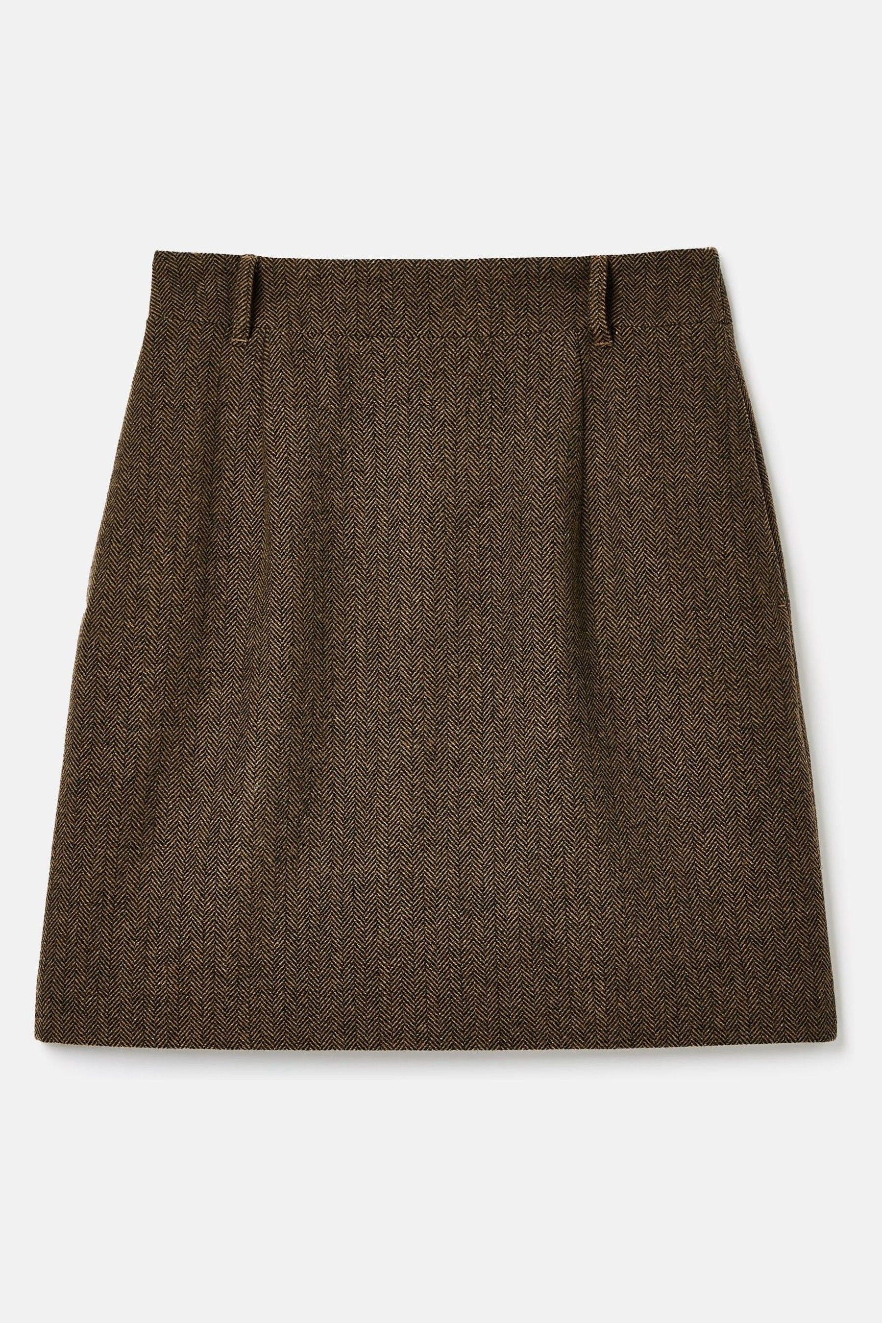 Joules Bramble Brown Tweed Skirt
