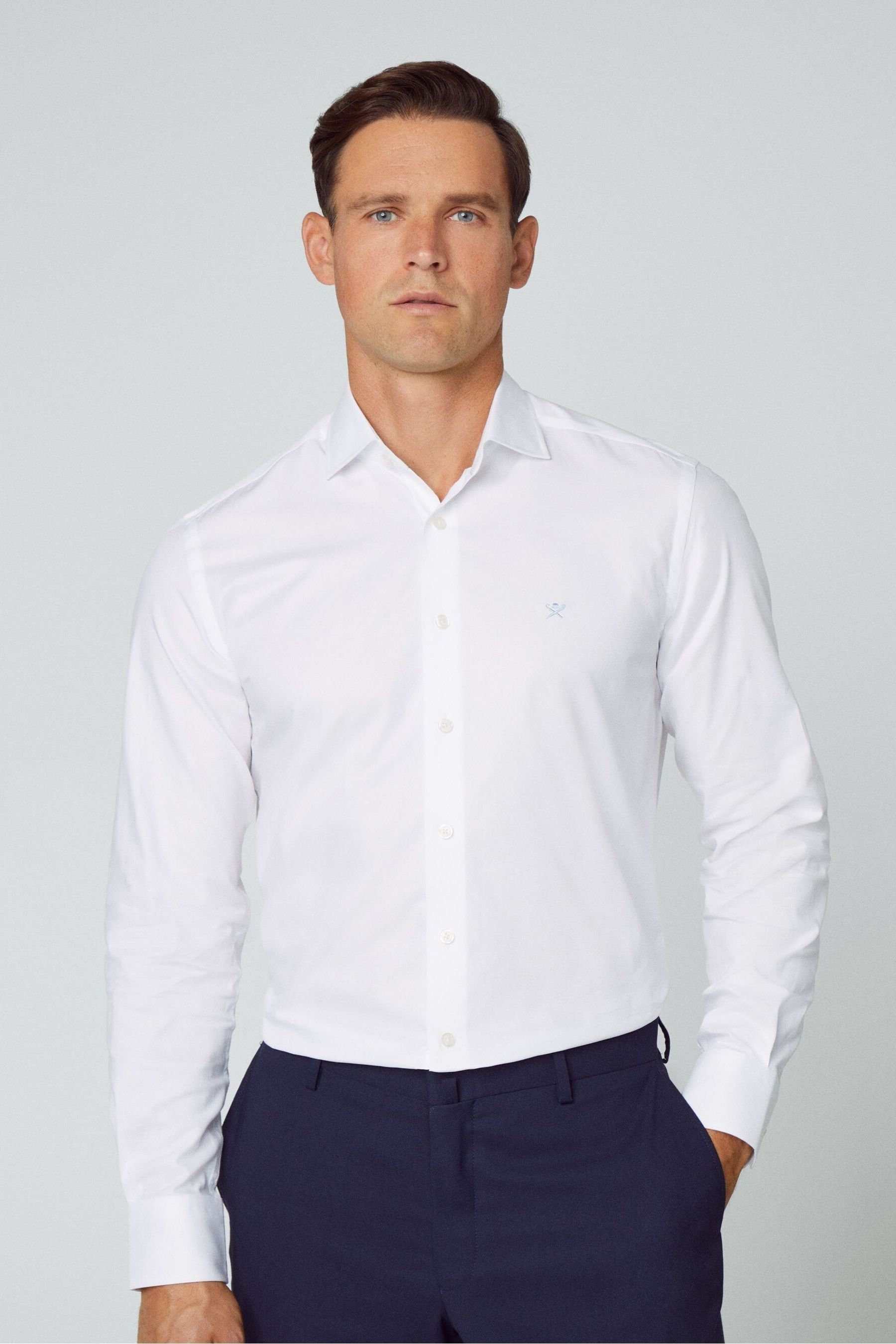 Buy Hackett Men London White Shirt from Next Luxembourg