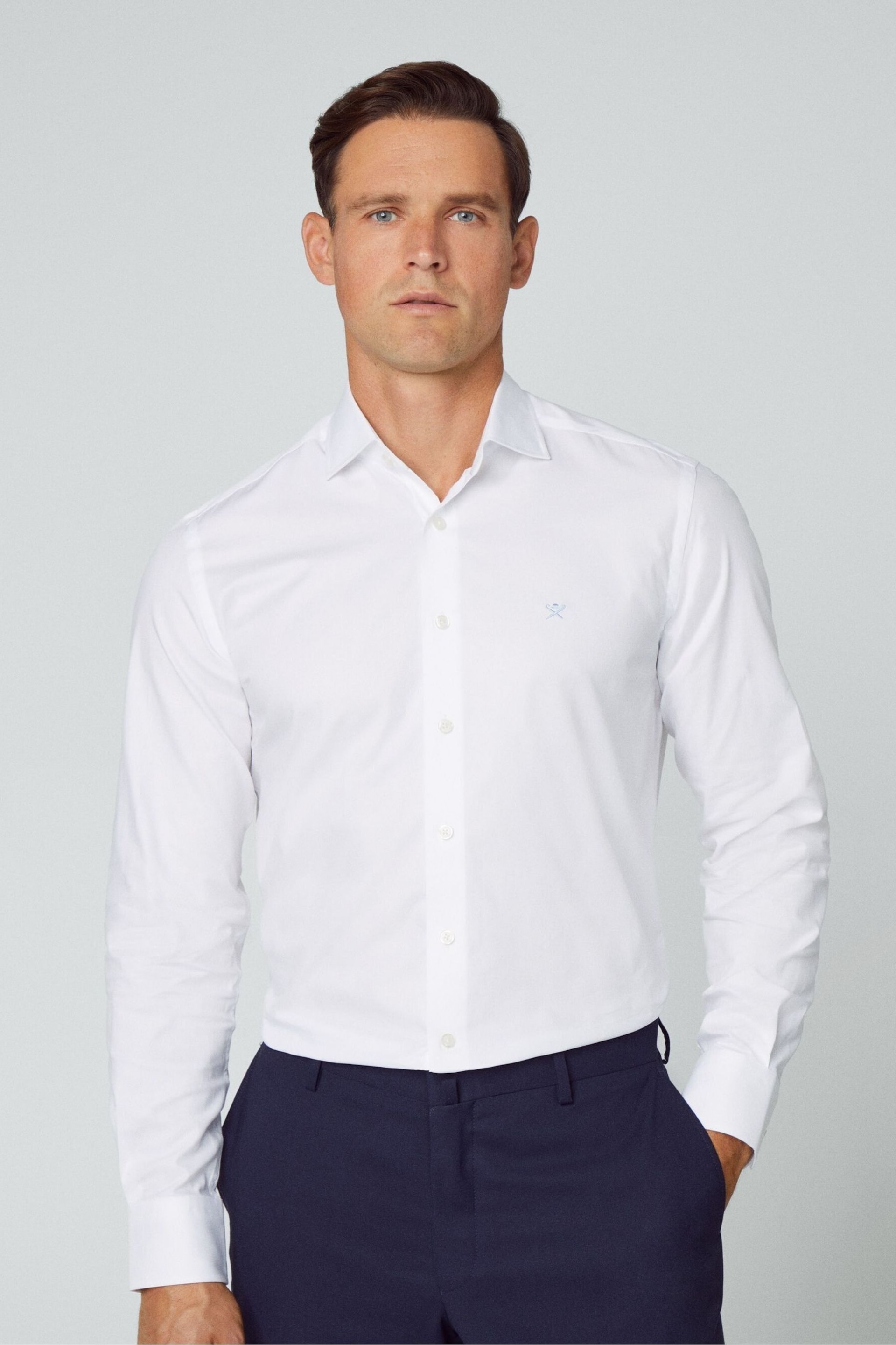 Hackett Men London White Shirt - Image 1 of 9