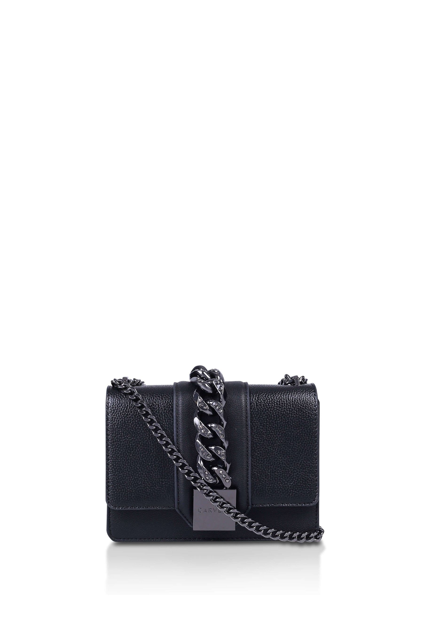 Carvela black chain bag hot sale