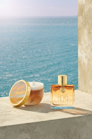 Summer Sun 100ml Perfume and 200ml Body Lotion Gift Set