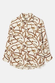 Joules Amilla Cream Multi Satin Shirt - Image 6 of 6