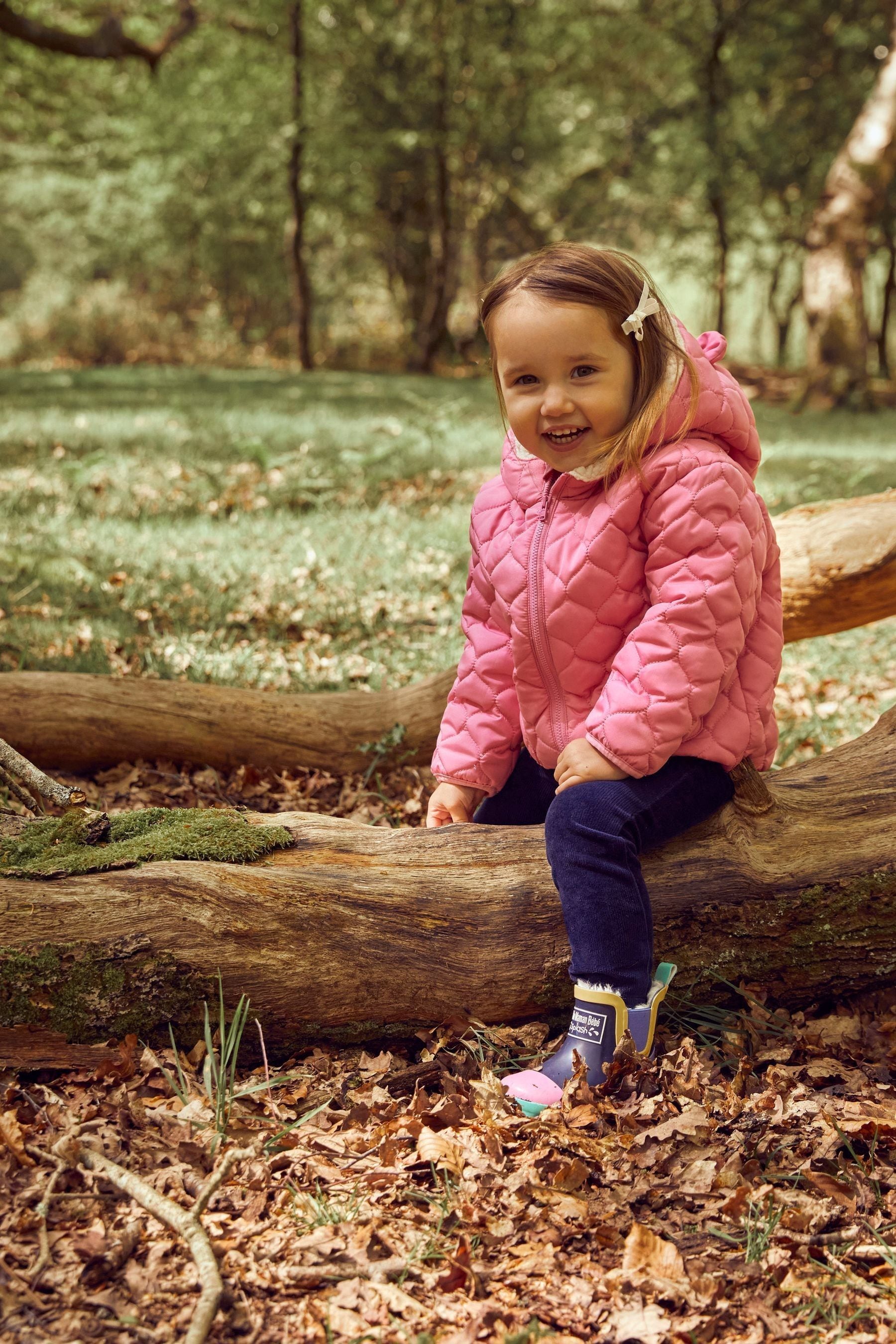 JoJo Maman B b Rose Quilted Puffer Jacket