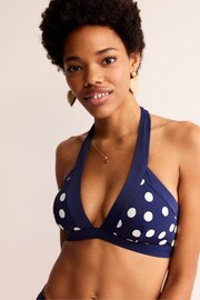 Boden Blue Ithaca Halter Bikini Top - Image 1 of 6