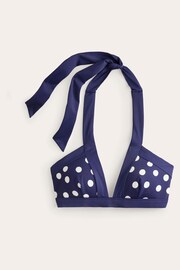 Boden Blue Ithaca Halter Bikini Top - Image 5 of 6