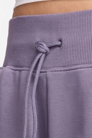 Nike Dark Purple Oversized Mini Swoosh Joggers - Image 5 of 9