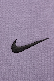 Nike Dark Purple Oversized Mini Swoosh Joggers - Image 6 of 9