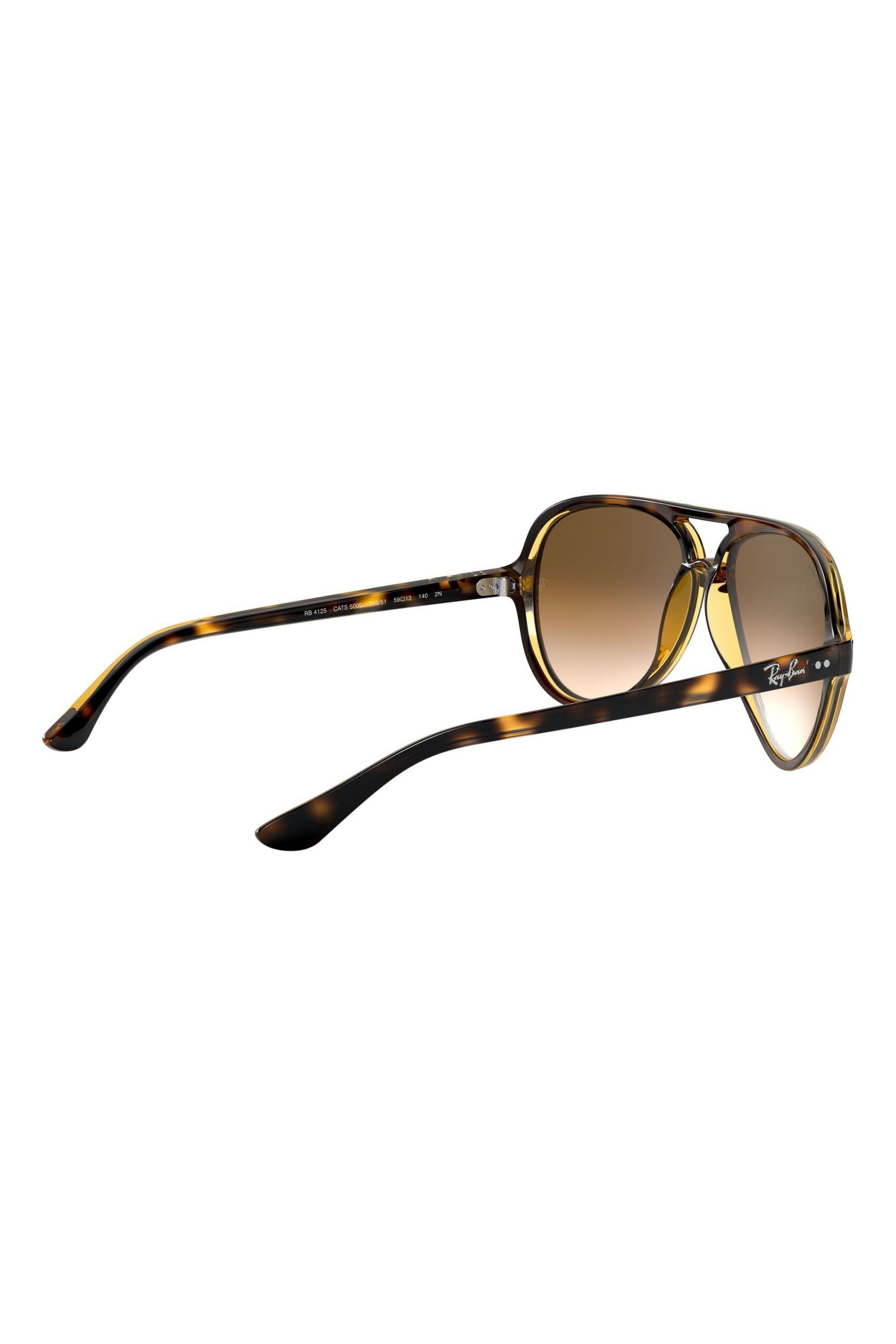 Ray ban cats 5000 tortoise shell discount