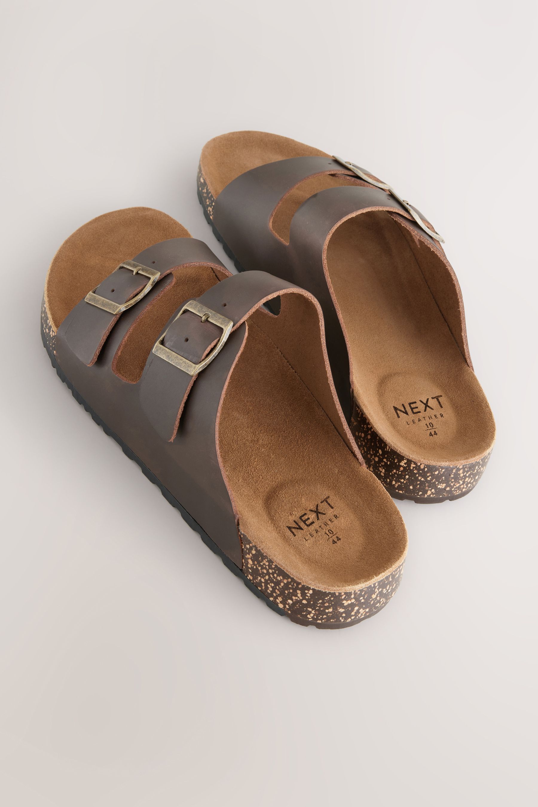 Brown Buckle Sandal